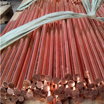 Thanh đồng rắn tròn công nghiệp Thanh đồng đỏ 0,5mm đến 50mm