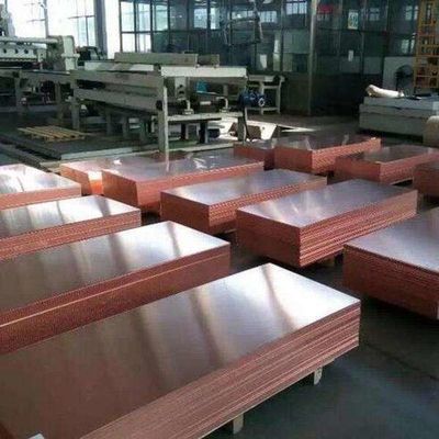 99,99% C10500 C12300 Tấm đồng hợp kim Cathode đồng điện phân nguyên chất
