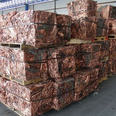 99,95 Phần trăm Độ tinh khiết 5 tấn Cáp đồng phế liệu Dây phế liệu Thỏi Cooper