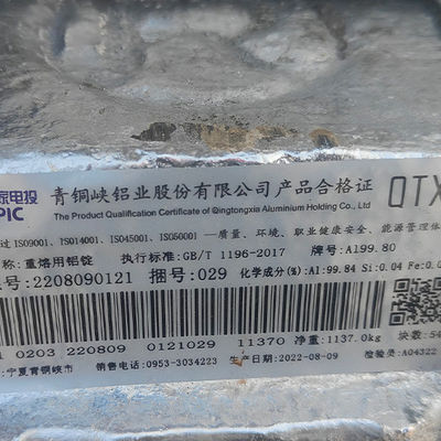 1060 1000 2000 Series Nhôm thỏi chính 6061 Nhôm phôi 99,9 AL