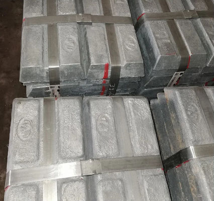 Thỏi kẽm bề mặt sáng 99,95% Kim loại trắng