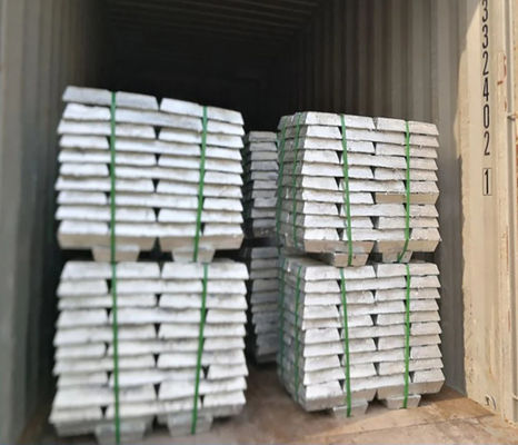 Thỏi kẽm bề mặt sáng 99,95% Kim loại trắng