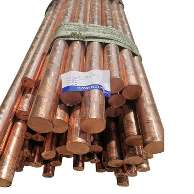 Thanh tròn bằng đồng rắn 8 mm Hex Thanh tròn bằng đồng thau C11000 C38000