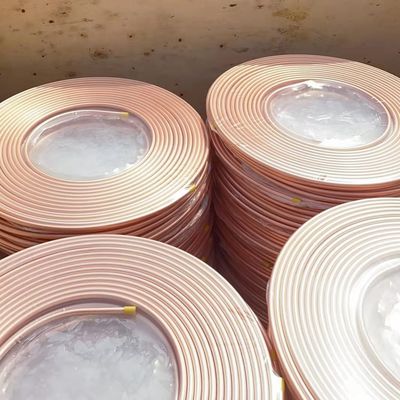 Ống đồng cách nhiệt PE chống cháy Điều hòa không khí Cuộn ống đồng 15mm